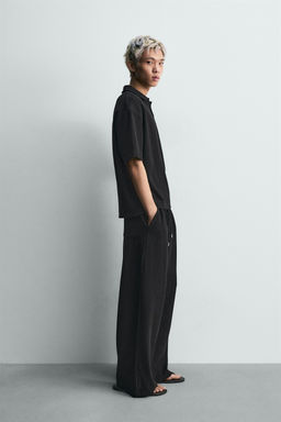 POLO RELAXED FIT OTOM?N / Negro - Zara фото 4