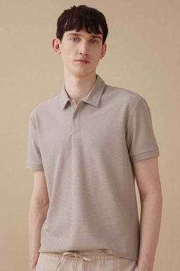 Modern Fit Basic Duz K?sa Kollu Polo Tisort - Defacto фото 8