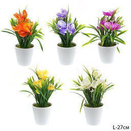 Цветочная композиция 27 см / 18051 /уп 14/140/без индивидуальной упаковки - Галеонтрейд фото 2