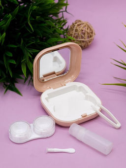 Контейнер для линз Smooth, pink