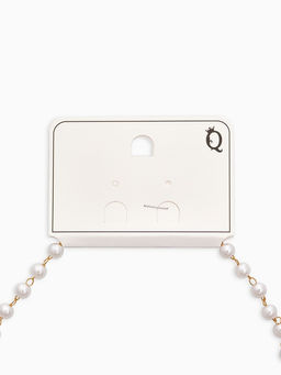 Цена за 2 шт. Колье на жемчужной дорожке «Вишенка», цветная в золоте 40, d=6