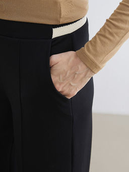 Standart Fit Geni? Pa?a Kad?n Pantolon