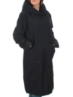 22323 DK.BLUE Пальто демисезонное женское (100 гр. синтепон)