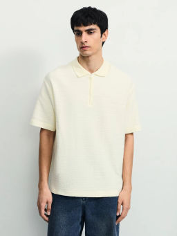 Футболка поло на молнии / Zarina  фото 3