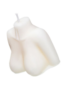 Свеча Pecado BDSM Женский силуэт, белая, гр. 49