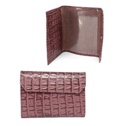 Обложка для паспорта Croco-П-402 (5 карм) натуральная кожа ирис кайман (252) 265493
