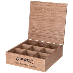 Шкатулка для чайных пакетиков Lefard 24×24×8 см МДФ