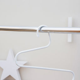 Цена за 2 шт. Вешалка для брюк и юбок «Змейка», 33×34 см, МИКС