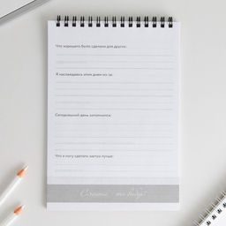 Дневник благодарности «Твой лучший месяц», формат А5, 30 листов