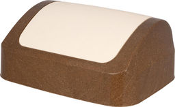 Контейнер для мусора Wood 12 л с крышкой-маятником, сливочный/бук SC480311000