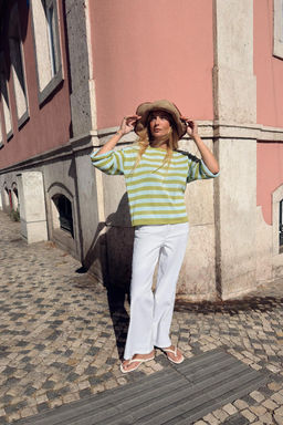 JERSEY PUNTO RAYAS / Raya verde - Zara фото 9