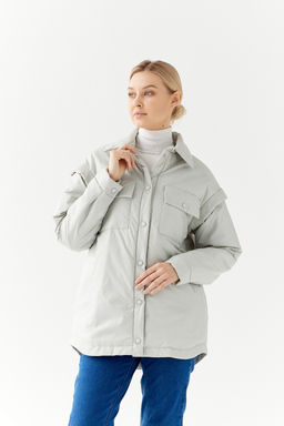 Куртка женская демисезонная 23983 (бежевый) - Kankan фото 26