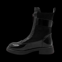 Ботинки из натуральной кожи Р-220-1 черные