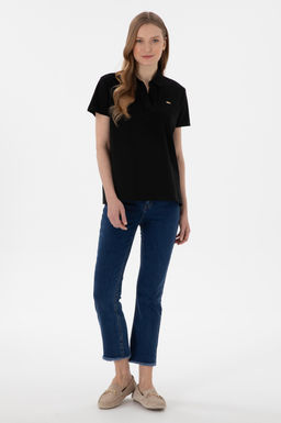 Kad_n Siyah Basic Ti__rt Sepette S_rpriz _ndirim - U.s. polo assn фото 5