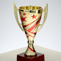 Кубок 183C, зол., подставка пластик, 18.5 9 7.5 см - Командор фото 5