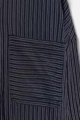 STRIPED FLOWING SHIRT ZW COLLECTION - Zara фото 14