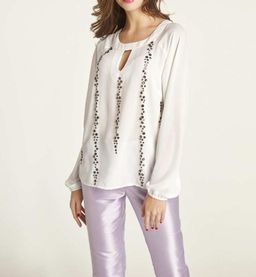 Блузка, белая