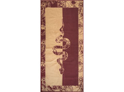 6с102.411ж1 Дуэт змея(слива1) Полотенце махровое 67х150см