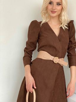 Платье с запахом черное - Martichelli фото 27