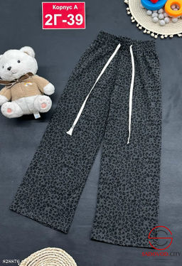 Штаны для девочки с принтом