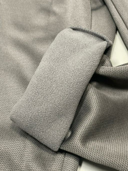 Костюм из спортивной ткани найк футер утепленный, молочный - Knitka wear фото 10