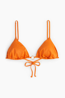 Top de bikini de tri?ngulo con relleno