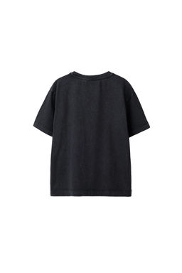 CAMISETA B?SICA EFECTO LAVADO / Gris antracita - Zara фото 7