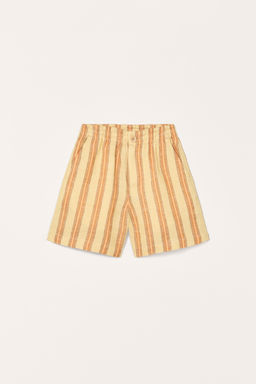 STRIPED 100% LINEN BERMUDA SHORTS LIMITED EDITION - Zara фото 5