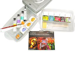 PEBEO Набор красок с аксессуарами для техники Mixed Media 758701