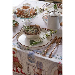 Скатерть Этель Пасхальные Тильды 147х250 см, 100% хл, саржа 190 г/м2  фото 23