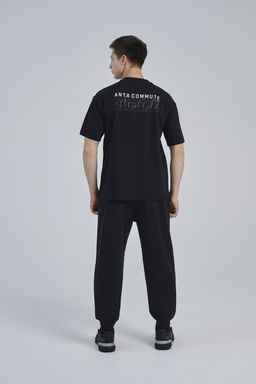 Брюки трикотажные Черный COMMUTE Knit Track Pants - Anta фото 4