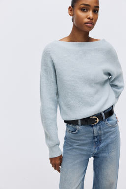 Jersey oversize con escote barco - H&m фото 5