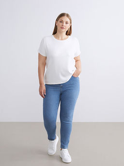 Mom Fit Kad?n Jean Pantolon