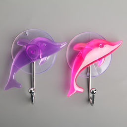 Крючок на вакуумной присоске Дельфин, цвет МИКС - Simaland фото 6