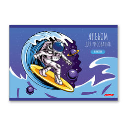 Светоч 8АЛСК4_1_3_9 Альбом для рисования 100 г/м2 A4 29 х 20.5 см 20 шт. на скобе 8 л. 000679 Райдер  фото 63