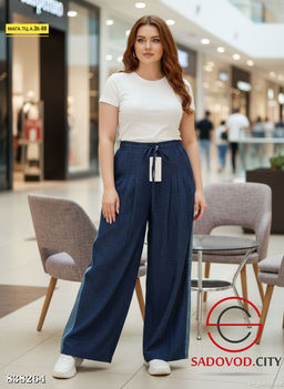 Штаны с высокой посадкой