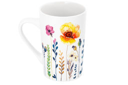Кружка 380 мл 12*8*12,2 см Цветочное настроение - желтый мак NEW BONE CHINA - Elan gallery фото 6