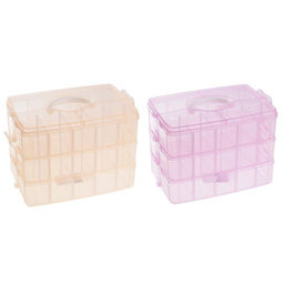 Органайзер для хранения, 3 яруса, 30 ячеек, 25×17×18 см, МИКС