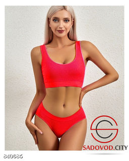 Женский комплект топ + трусы