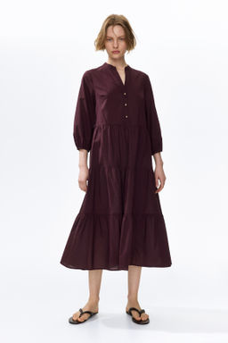 Vestido escalonado de corte midi - H&m фото 6