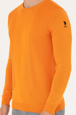 U. S. Polo Assn Мужской оранжевый свитер - U.s. polo assn фото 20