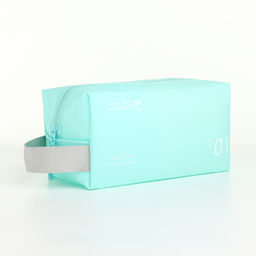 Косметичка на молнии для бассейна, с ручкой, с принтом Good trip, мятная