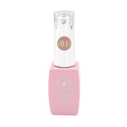 Цветная френч база для гель лака Global Fashion, Color French Base Coat 8 мл, 01  фото 5