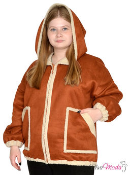 Дубленка-куртка Модель №1791 размеры 44-84 - Plusmoda фото 4