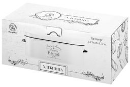 Хлебница 34,5*18*15 см Белая с крышкой, овальная - Elan gallery фото 10