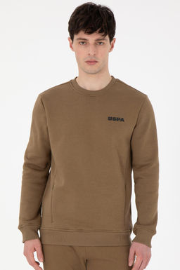 Мужской свитшот цвета хаки Неожиданная скидка в корзине - U.s. polo assn фото 3