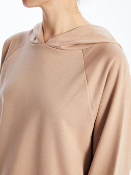 Oversize Kad?n Kal?n Hoodie