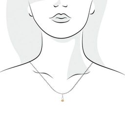 Подвеска с цитрином и куб.цирконием - Серебряные крылья фото 2