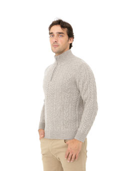 Джемпер из пуха яка и кашемира 2006 серый