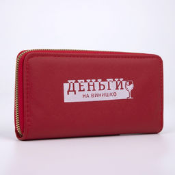 Кошелёк женский, отдел на молнии, цвет красный - Nazamok фото 3